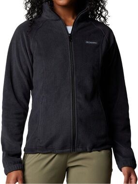 Women’s Columbia Fleece Jacket Black Size Petite XS